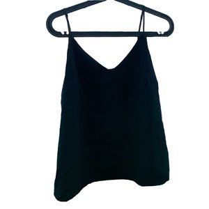 a new day Black Lined Tank Top Size Medium with Adjustable straps